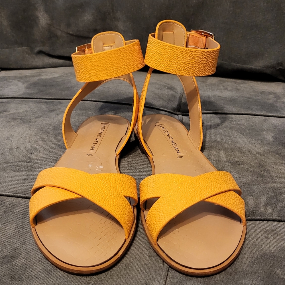 Antonio Melani Yellow Sandals